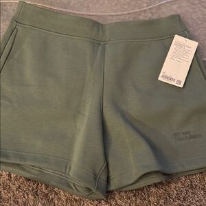 Lululemon Heavyweight Fleece Sweatshort 5 inch Olive Green Casual Shorts